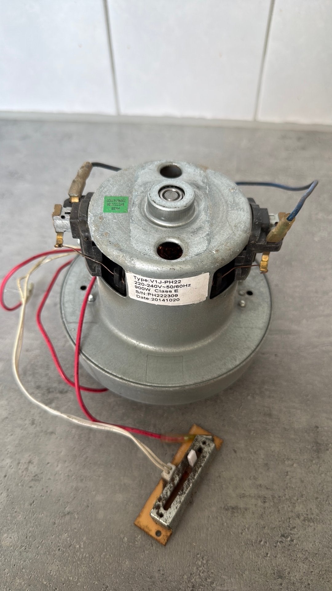 Stofzuigermotor V1J-PH22 – 900W / 220-240V – Electrolux, Ophalen of Verzenden, Gebruikt