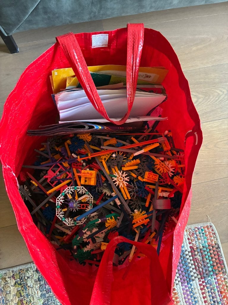 Knexx - 5,5 kilo met handleidingen, Ophalen of Verzenden, Gebruikt, Bouwen