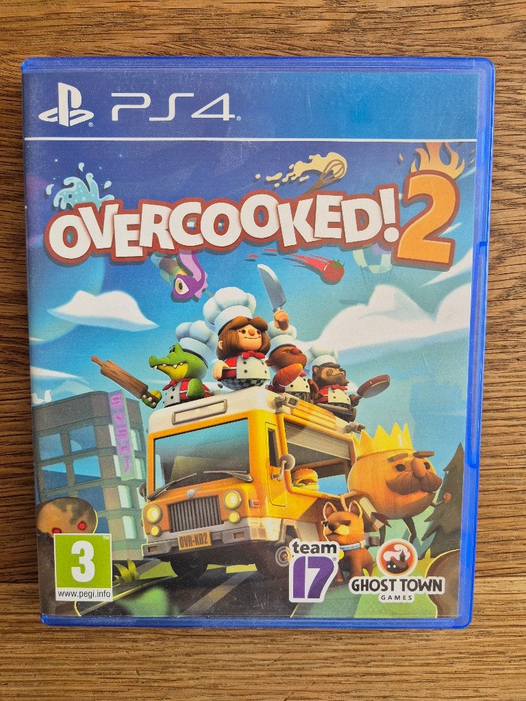 Overcooked! 2 voor PS4, Avontuur en Actie, Ophalen of Verzenden, Zo goed als nieuw, 3 spelers of meer