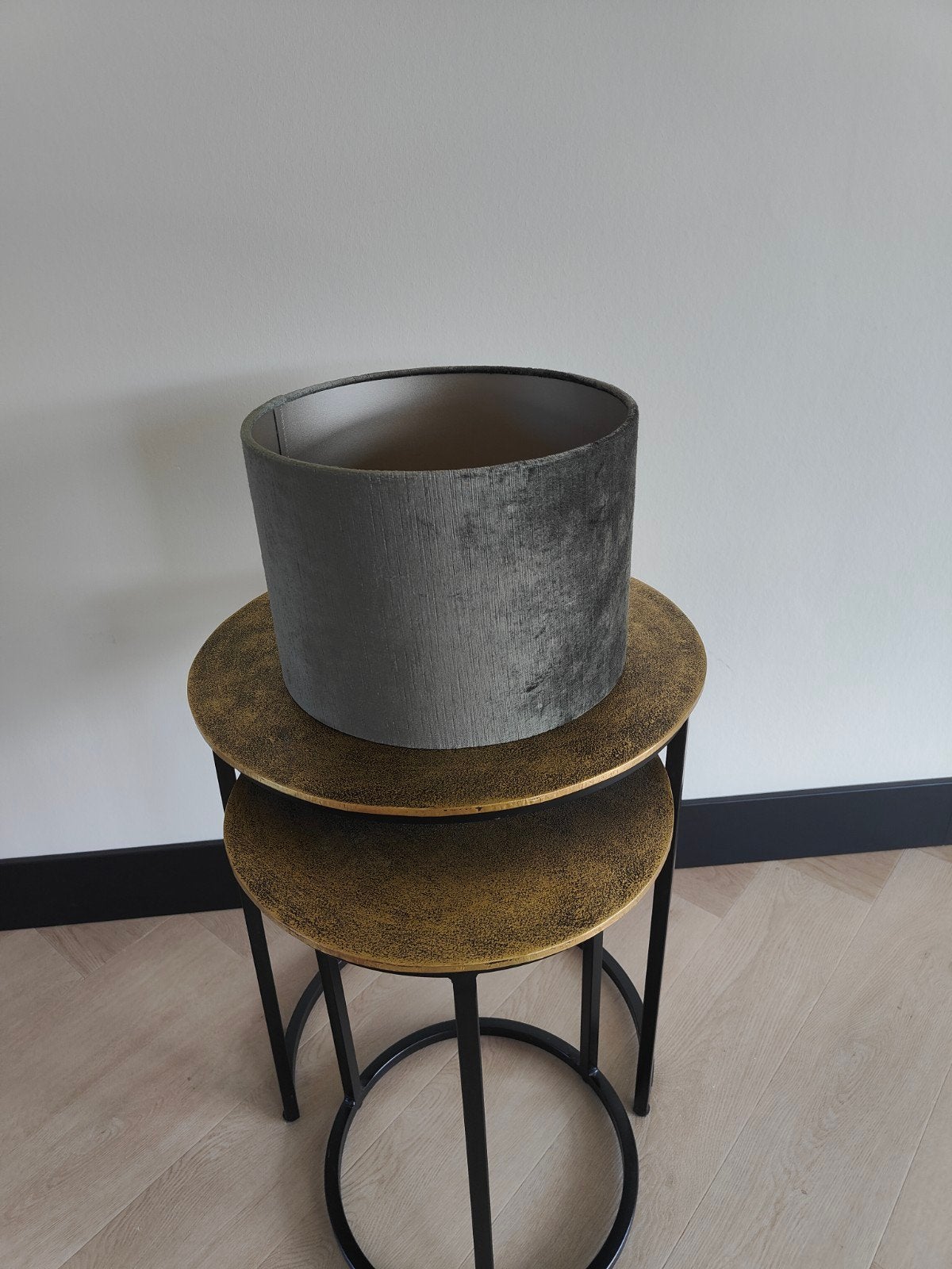 2 mooie lampenkappen samen 40 euro, Tafellamp, Rond, Ophalen of Verzenden, 21 cm