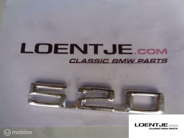 Embleem achter BMW 5-serie E12 e28 520, Gebruikt, Ophalen of Verzenden, BMW