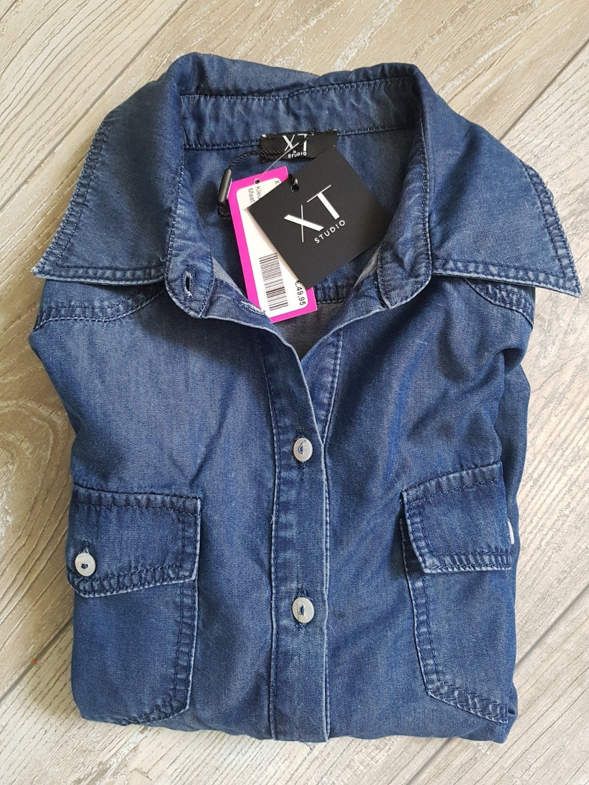 Nieuw met kaartje Spijkerblouse blouse denim mt S, Blauw, Stars Studio, Ophalen of Verzenden, Zo goed als nieuw