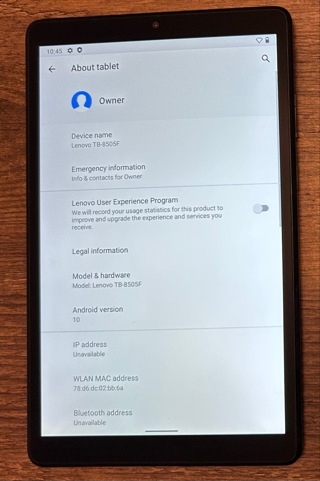 Lenovo TB-8505F Tablet met Micro SD Slot, Computers en Software, Android Tablets, TB-8505F, 8 inch, Ophalen of Verzenden, Zo goed als nieuw