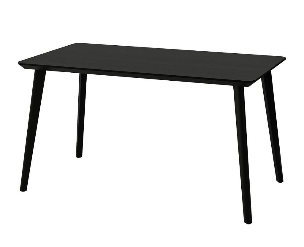 IKEA Lisabo zwarte eettafel, Ophalen, Zo goed als nieuw
