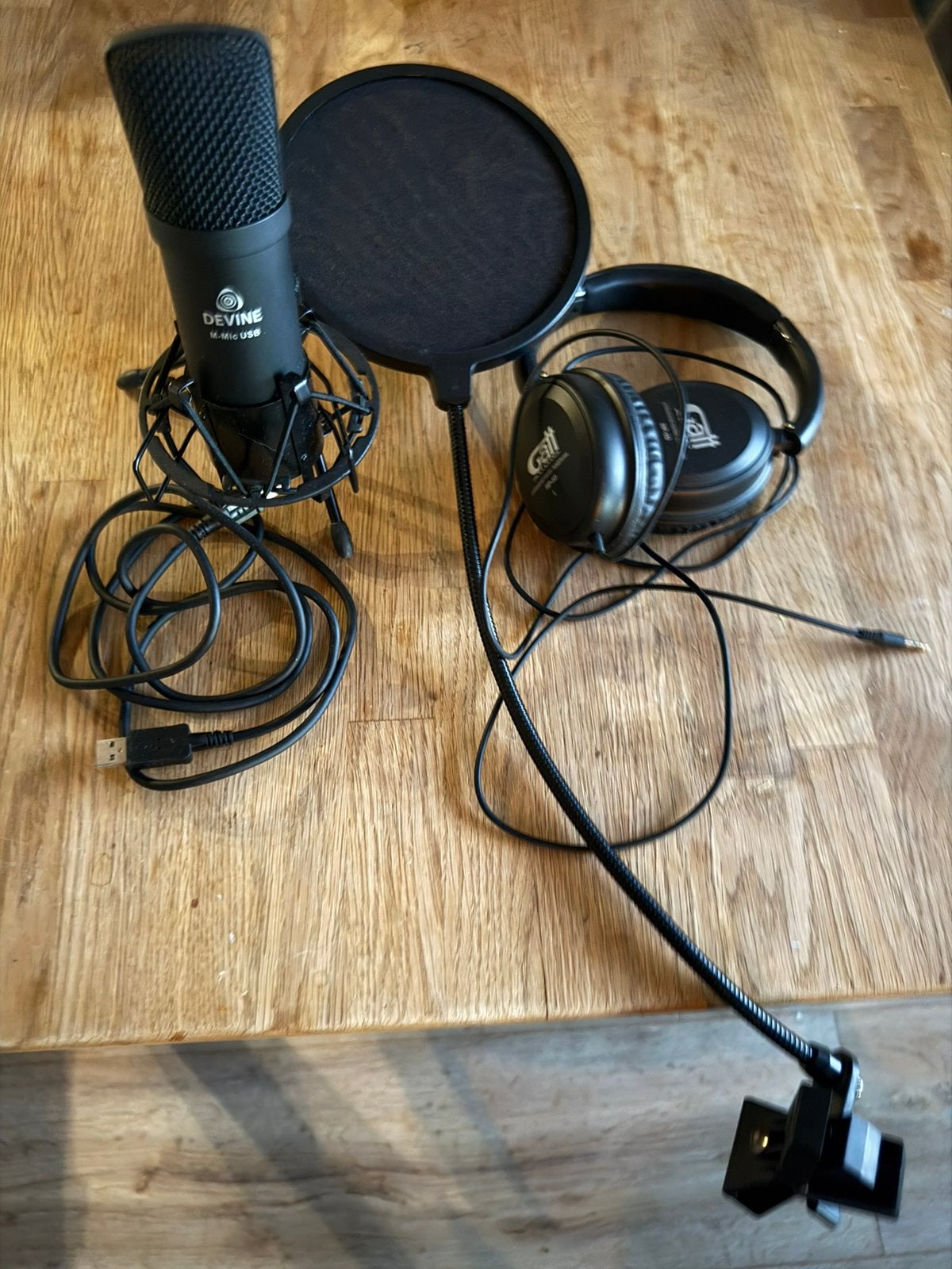 Complete usb studio oname set, Ophalen of Verzenden, Zo goed als nieuw, Studiomicrofoon