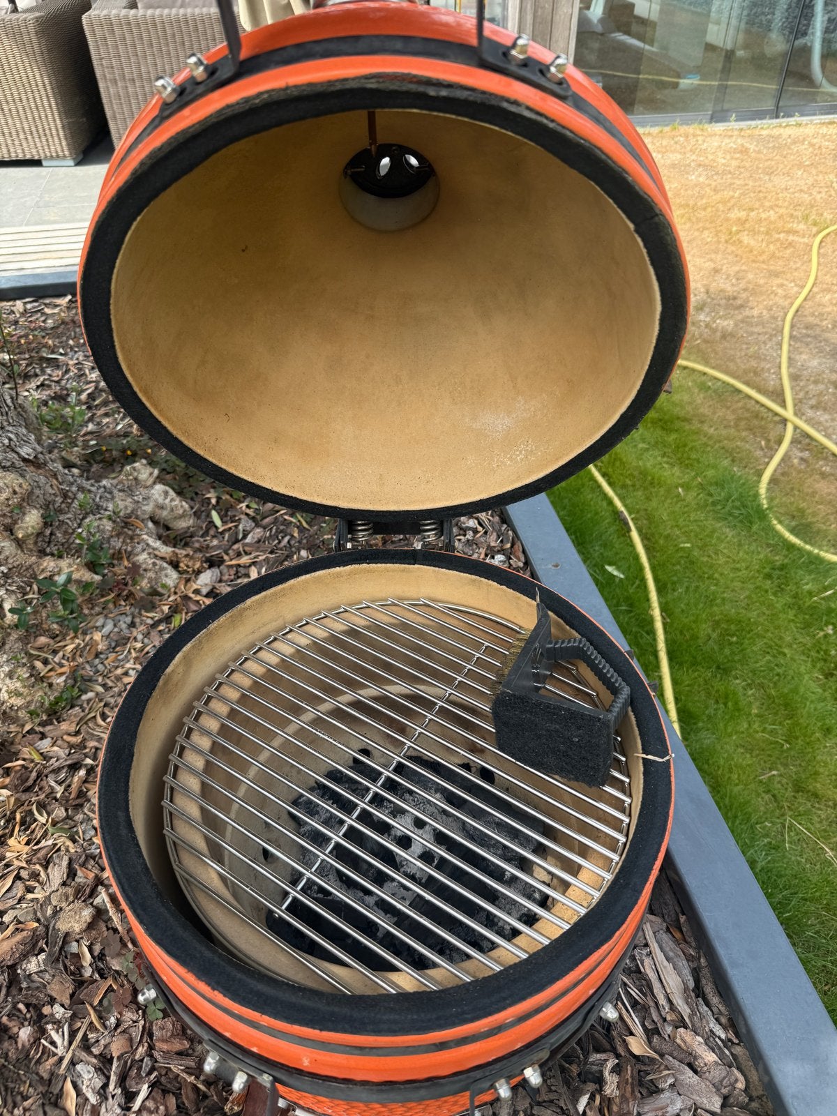 Kamado Grillguru - 2xgebruikt, Ophalen of Verzenden, Zo goed als nieuw