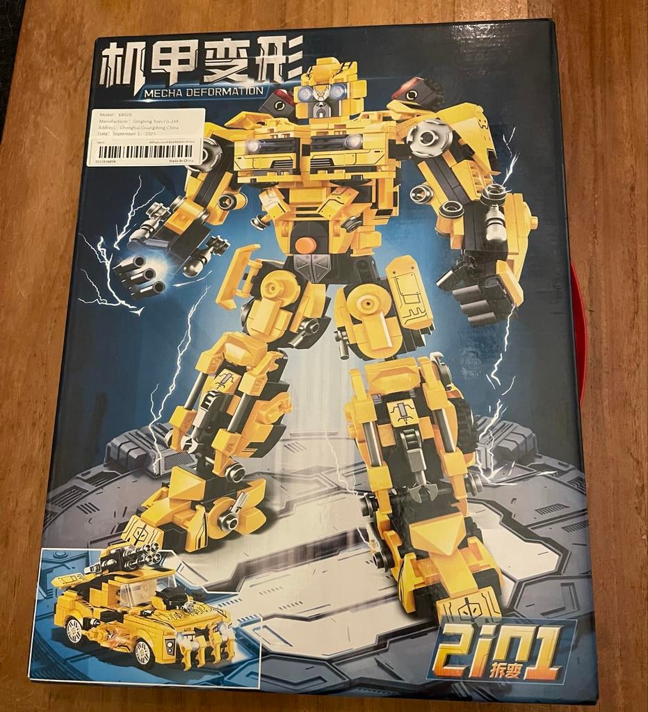Bumblebee Transformers 2 in 1 Bouwpakket 6+ Nieuw, Overige generaties, Ophalen of Verzenden, Nieuw, Autobots