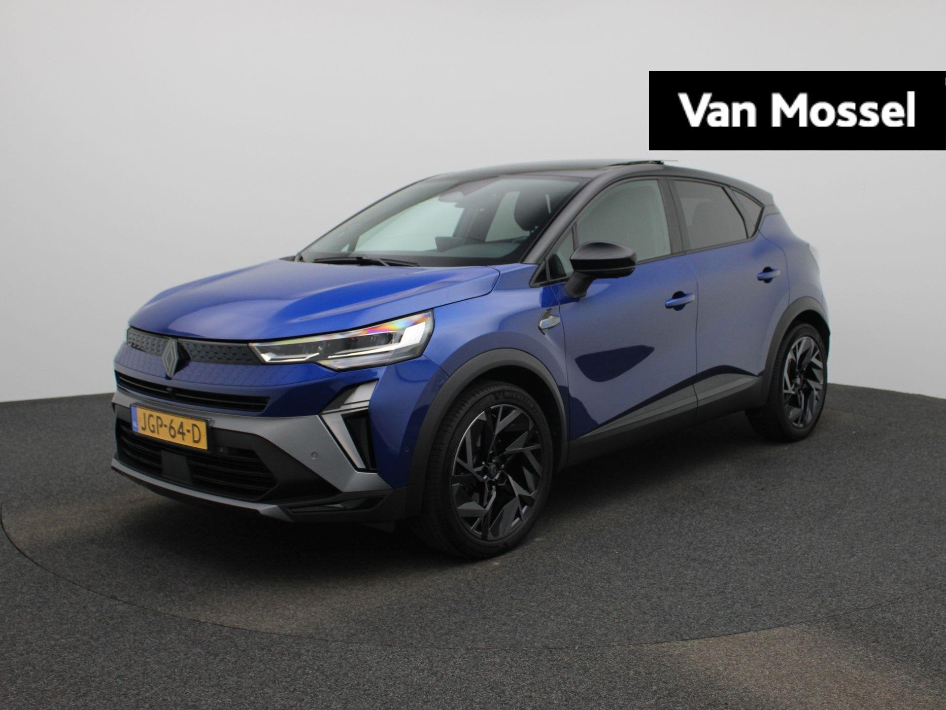Renault Captur 1.8 E-Tech full hybrid 160 esprit Alpine | Na, Auto's, Dealer onderhouden, 4 cilinders, Blauw, Origineel Nederlands