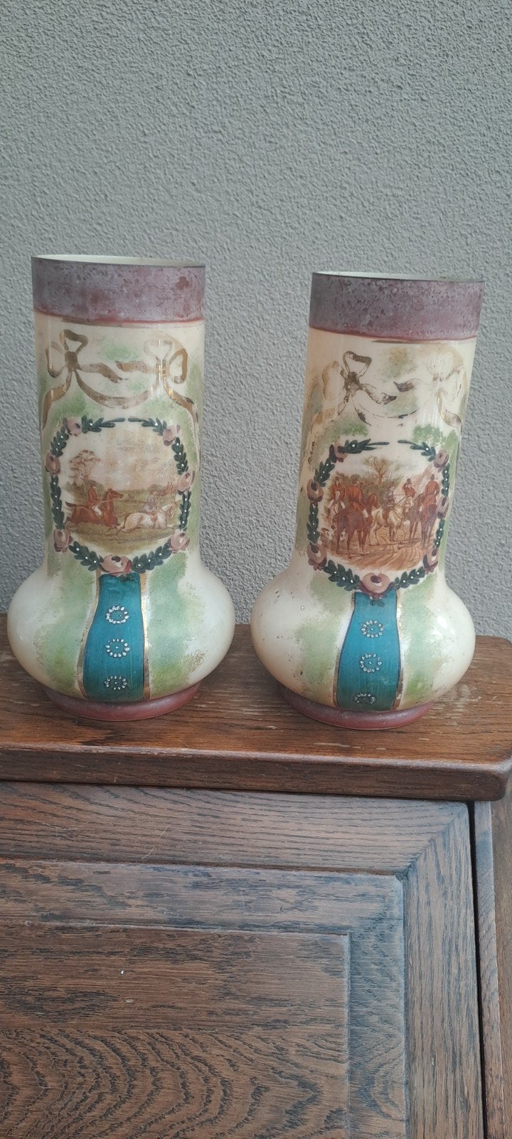 Antique opaline, Ophalen