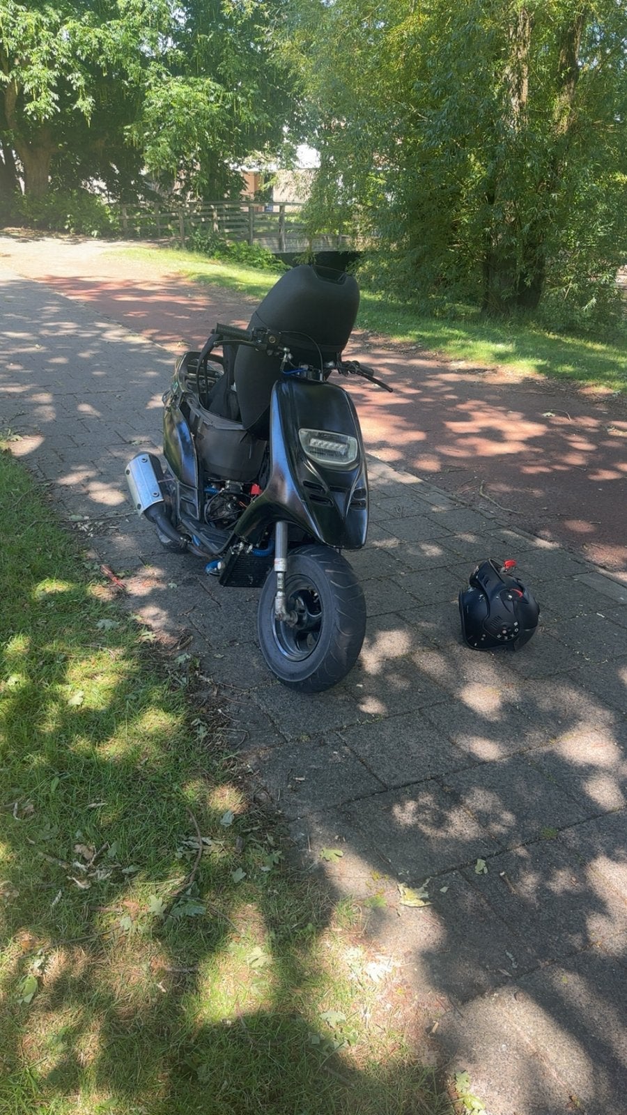 Typhoon 50cc frame duits teruil/tekoop, Fietsen en Brommers, Overige merken, Gebruikt, Verzenden, 50 cc