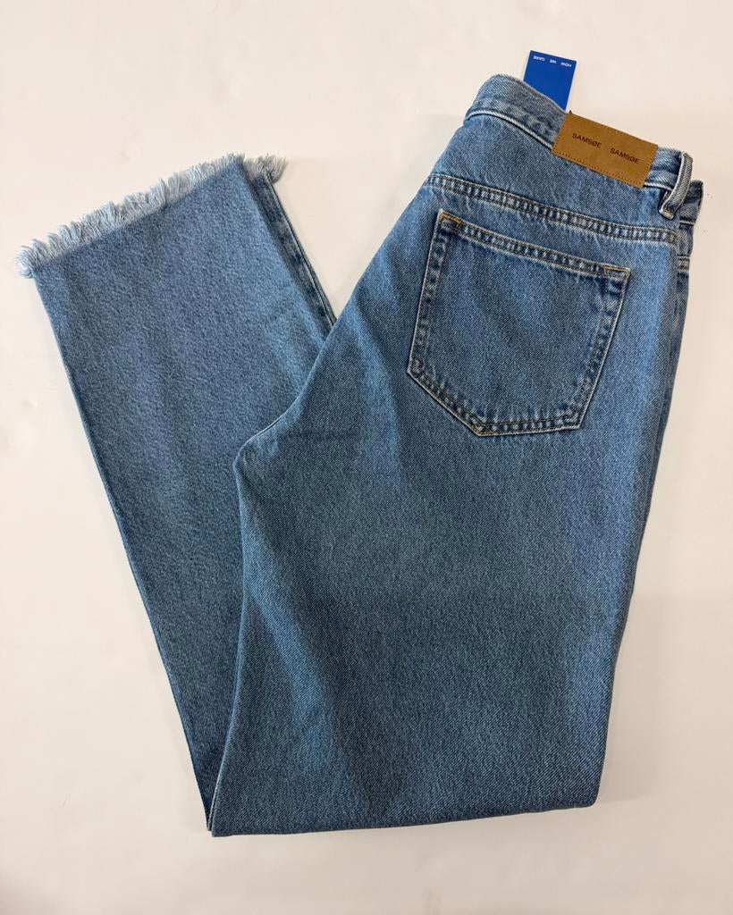 SAMSOE SAMSOE susan jeans maat 30-34 NIEUW, Ophalen of Verzenden, Zo goed als nieuw, Blauw, W30 - W32 (confectie 38/40)