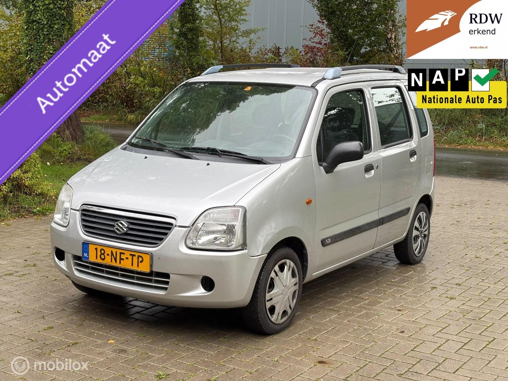 Suzuki Wagon R+ 1.3 GLS AUTOMAAT, 970 kg, 4 cilinders, Wagon R+, 1298 cc
