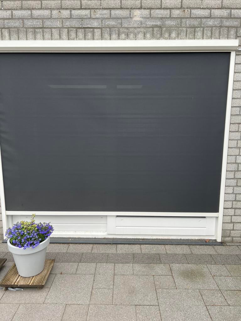 Te koop ritsscreen, Ophalen of Verzenden, Zo goed als nieuw, Wit, 200 cm of meer