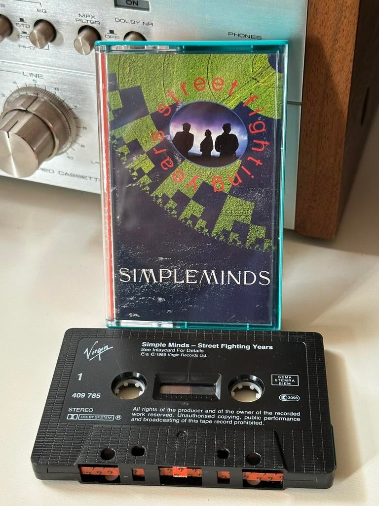 Simple Minds - Street Fighting Years, Ophalen of Verzenden, Zo goed als nieuw, 1 bandje