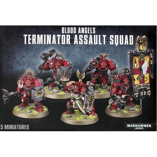 Blood Angels Terminator Assault squad nieuw OOP, Ophalen of Verzenden, Nieuw, 1:35 tot 1:50, Figuur of Figuren