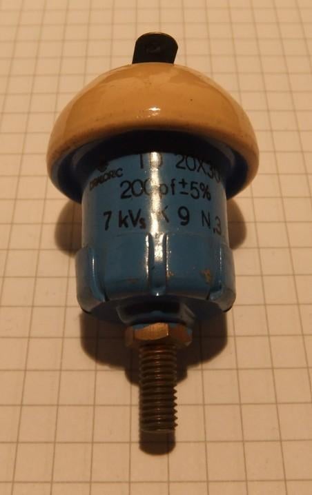 DRALORIC HSP Condensator 200pF  7kV, Ophalen of Verzenden, Gebruikt