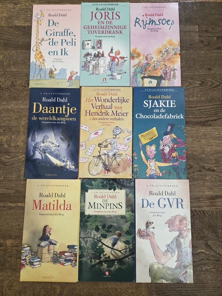 9 Luisterboeken van Roald Dahl (E 7.50 per stuk), Boeken, Luisterboeken, Ophalen of Verzenden, Cd, Kind