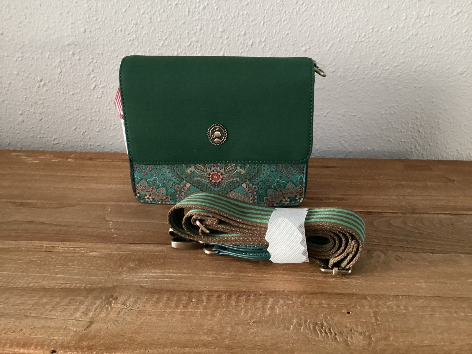 Nieuwe Pip Studio schoudertasje groen met patroon, Verzenden, Nieuw, Groen, Schoudertasje