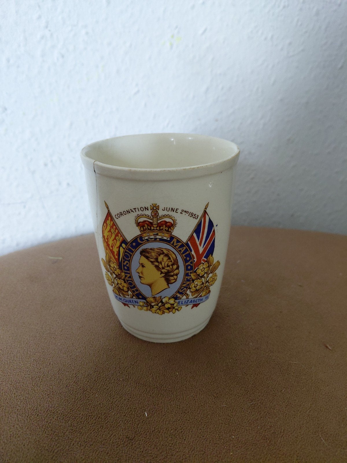 Vintage Myott Coronation Mok Koningin Elizabeth II 1953, Ophalen