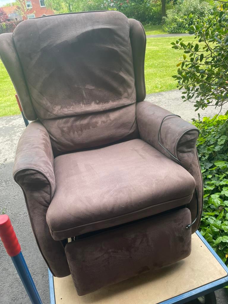 Relax stoel met sta op  fuctie, Huis en Inrichting, Fauteuils, Ophalen, Gebruikt, 75 tot 100 cm, 50 tot 75 cm