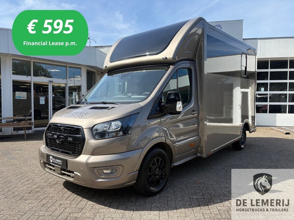 Ford Transit Automaat Sodiak Nubia Hengstenuitvoering 2024, Ophalen, Zo goed als nieuw, Polyester, 2-paards trailer