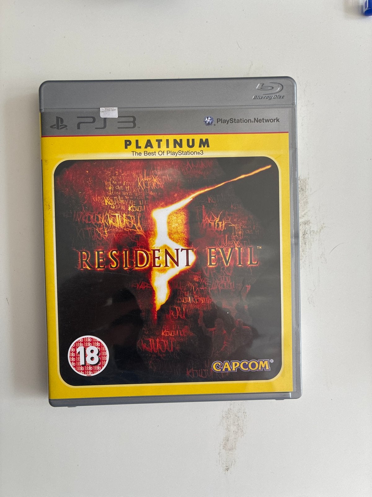 Resident Evil 5 Platinum PS3 - Horror Actie Game, Avontuur en Actie, Online, Gebruikt, Vanaf 18 jaar