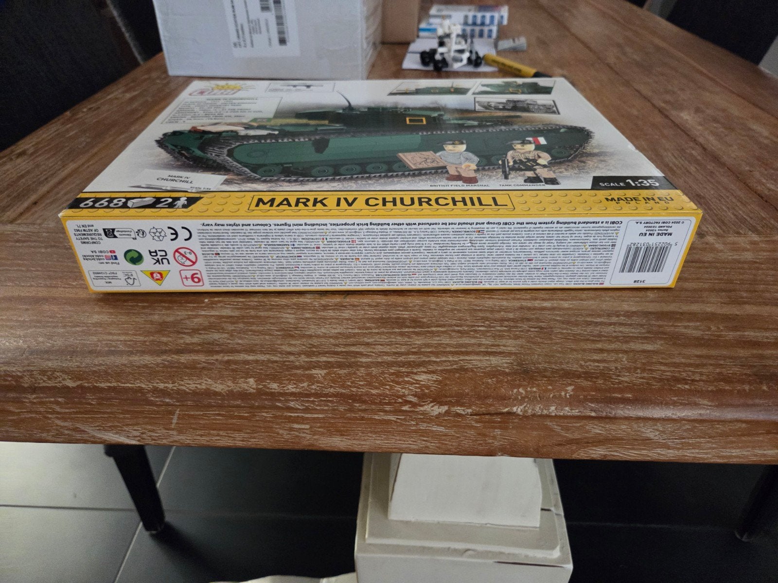 Cobi set 3128 mark iv churchill nieuw en ongeopend., Ophalen of Verzenden, Nieuw, Inclusief instructies, Complete set