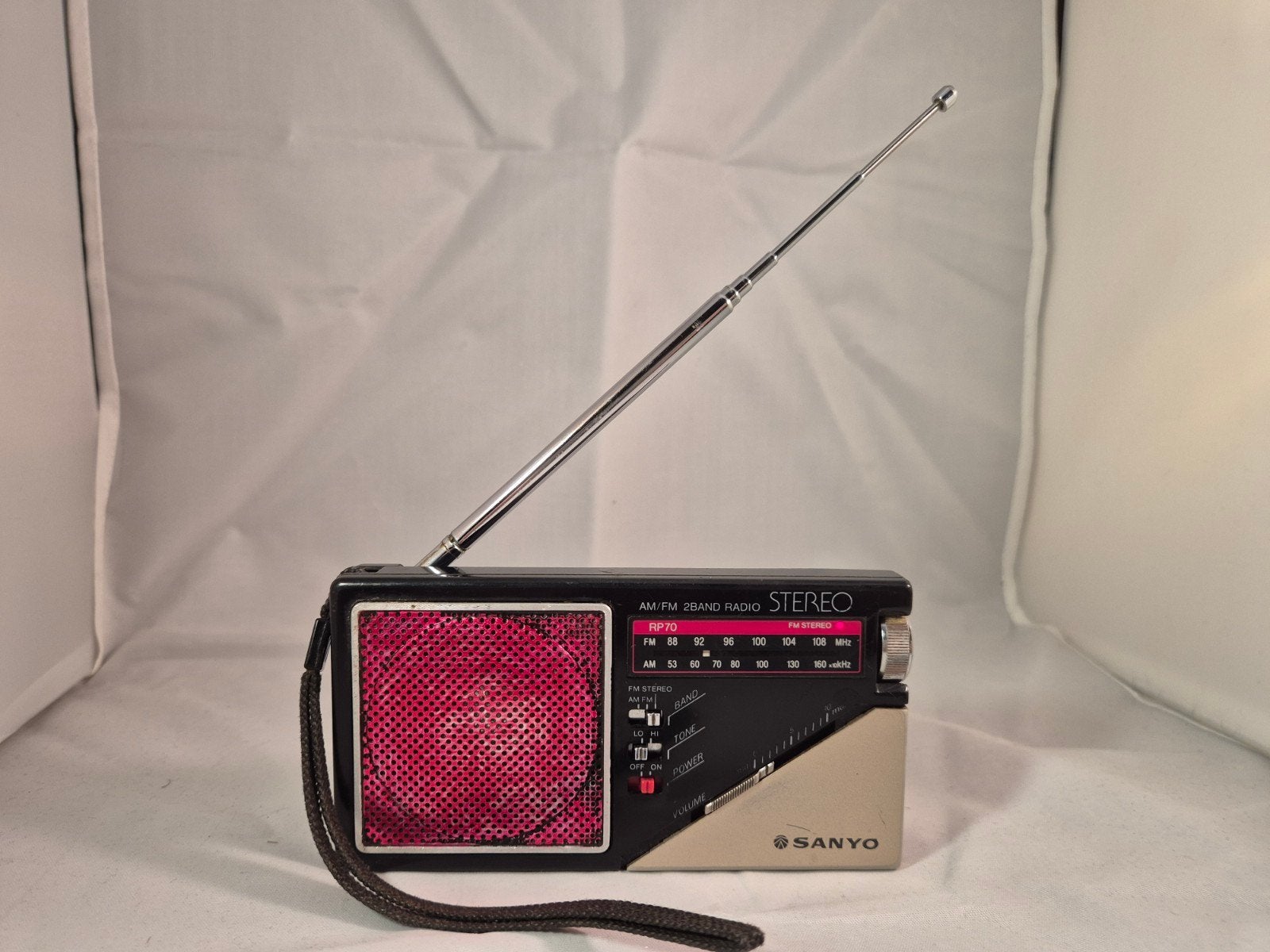 Sanyo RP70 AM/FM 2-band Stereo Radio - Vintage - Perfect, Ophalen of Verzenden