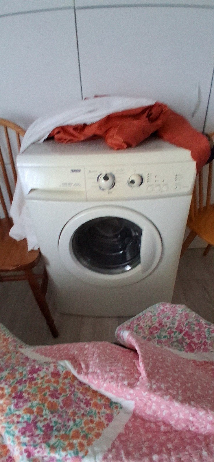 Zanussi zwg 5146 ap wit, Ophalen, Gebruikt, 1200 tot 1600 toeren, 85 tot 90 cm