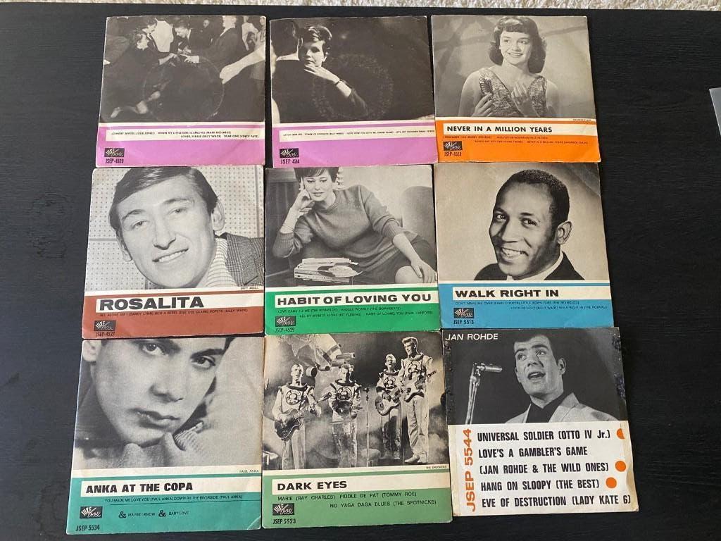 9x Juke Box singles, Gebruikt, Overige genres, 7 inch, Single