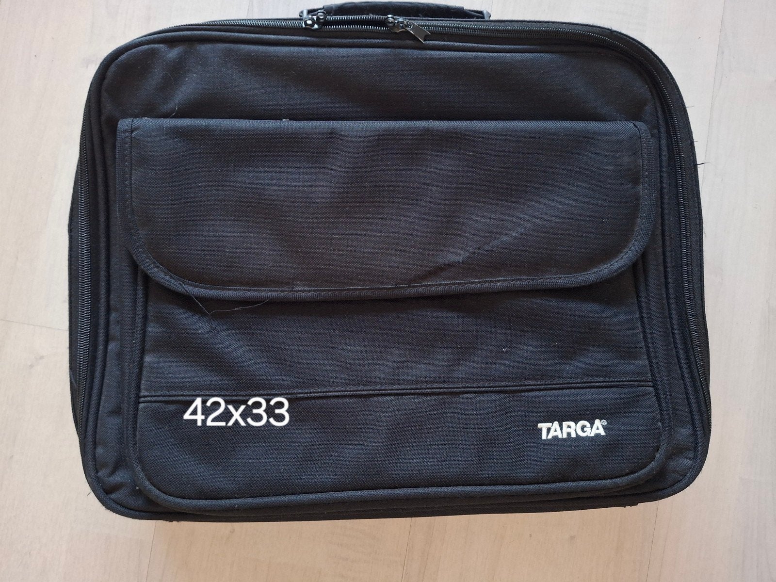 Targa laptoptas 42x33 cm - Zwart, Gebruikt, 17 inch of meer, Aktetas, Ophalen of Verzenden