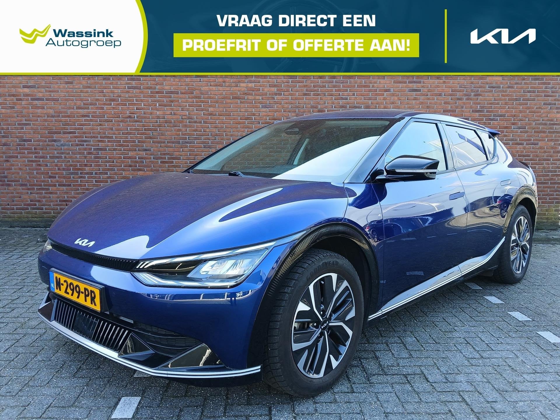 Kia EV6 58kWh 169pk RWD EV6 |SOH 96%| Trekhaak | Navigatie |
