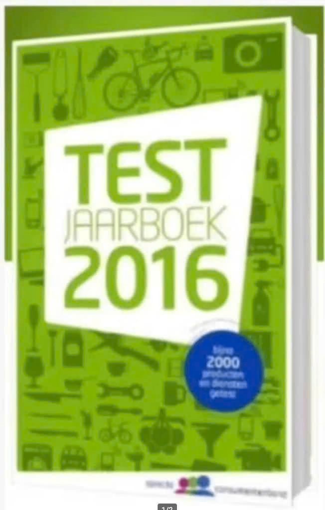 Testjaarboek 2016 (bijna 2000 producten en diensten getest), Ophalen of Verzenden, Zo goed als nieuw