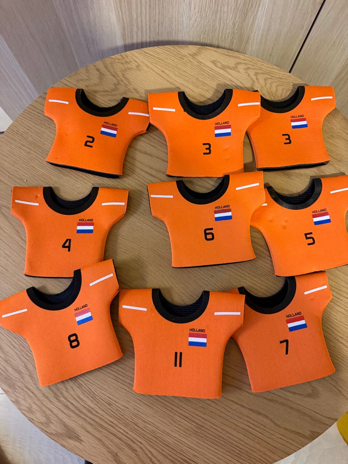 Oranje Flesjes/Blikjes Houders -WK Voetbal, Ophalen of Verzenden, Gebruikt