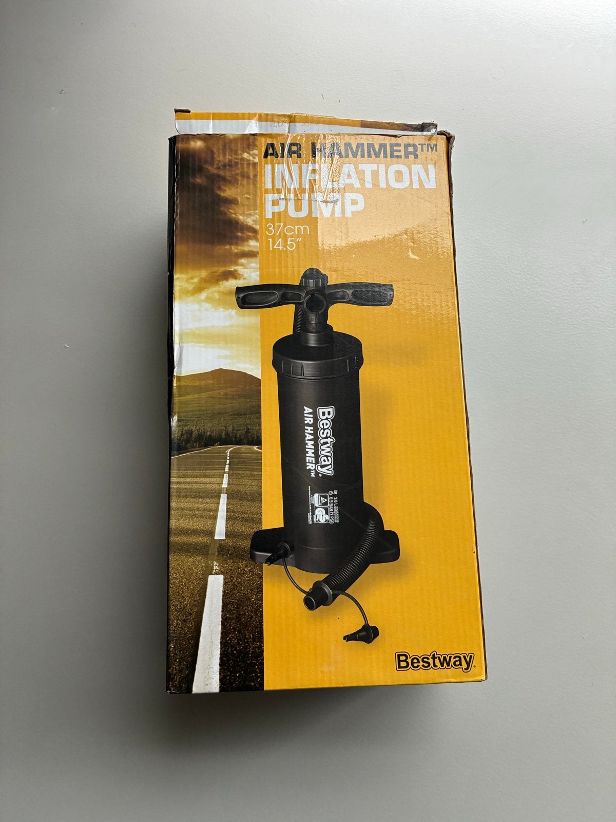 Bestway Air Hammer Inflatie Pomp 37cm, Ophalen of Verzenden, Nieuw