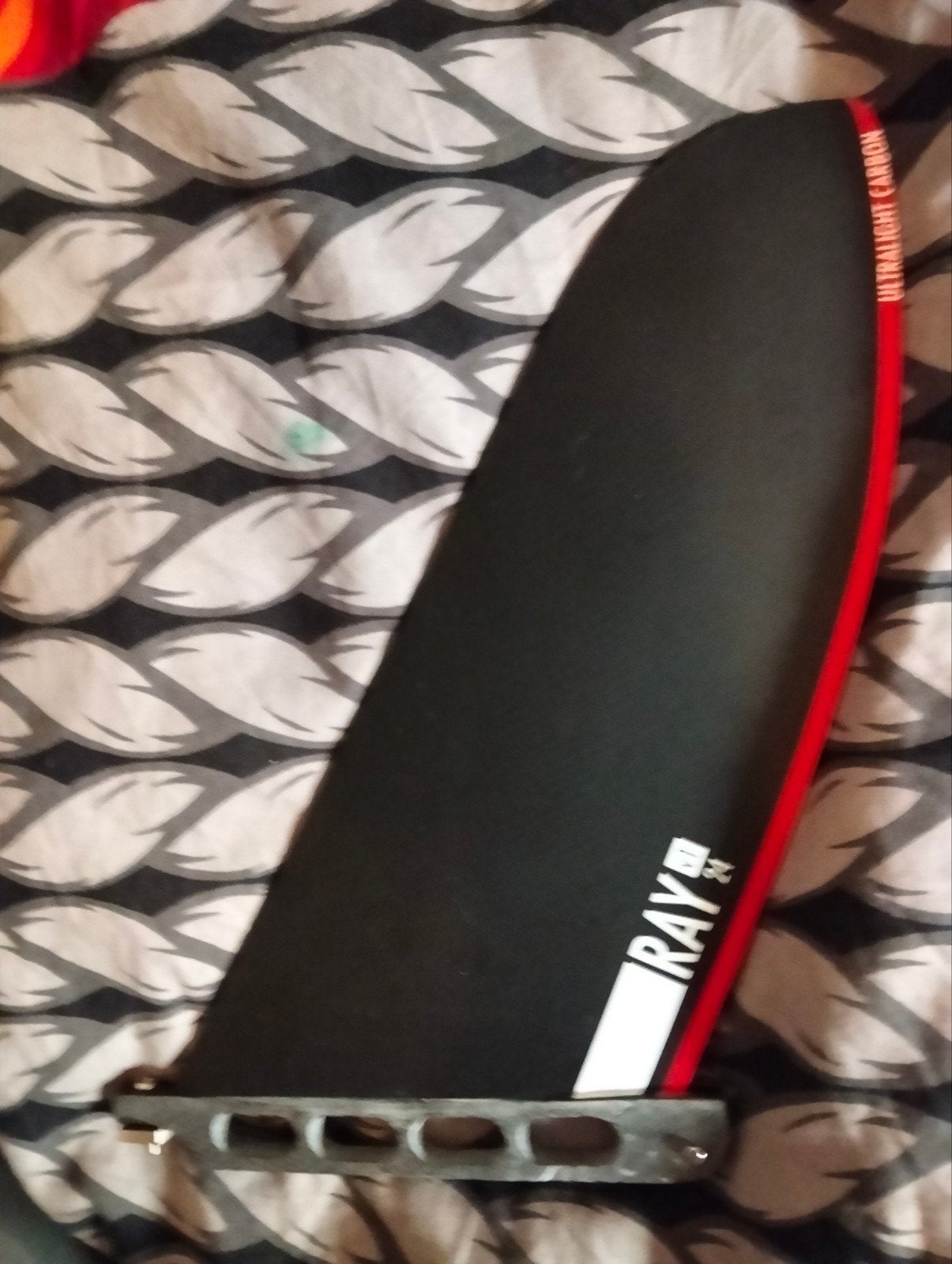 Black Project Ray V1 24cm full carbon racevin voor sup, Watersport en Boten, Ophalen of Verzenden