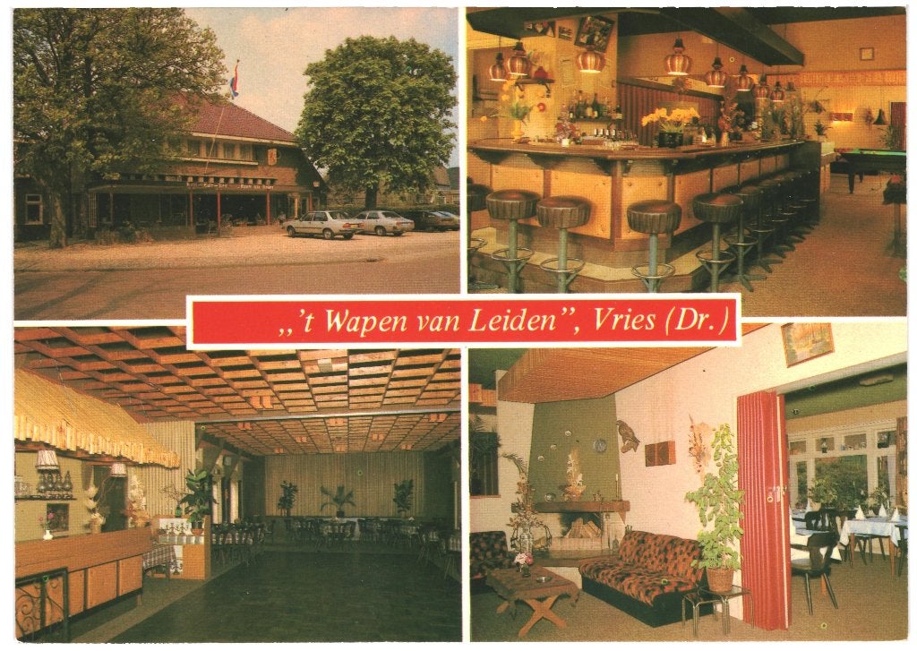 43697 Vries jr 70 Restaurant  Wapen van Leiden Onbeschreven
