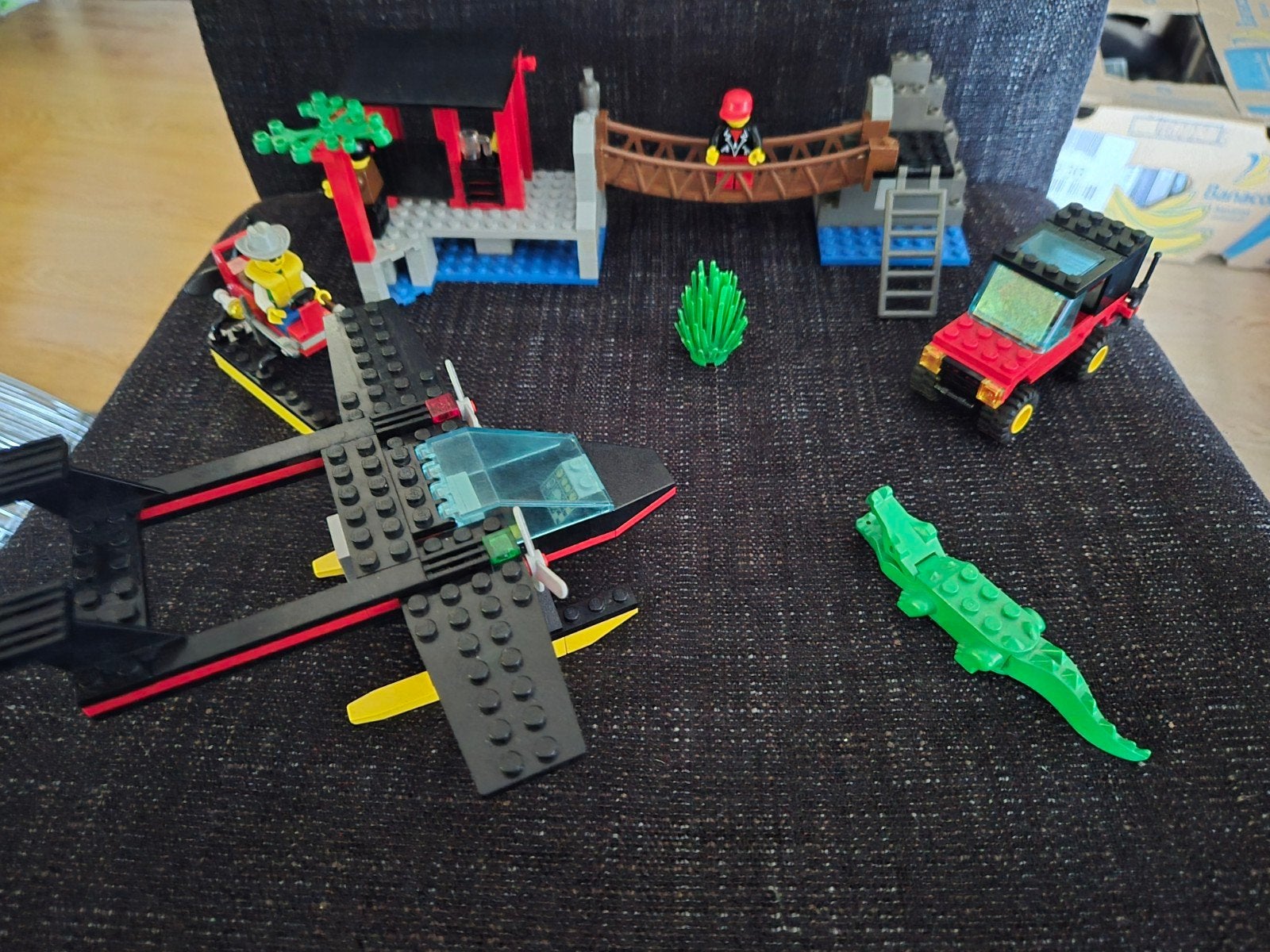 LEGO 6563 Gator Landing compleet met krokodil en handleiding, Gebruikt, Overige thema's, Lego, Compleet