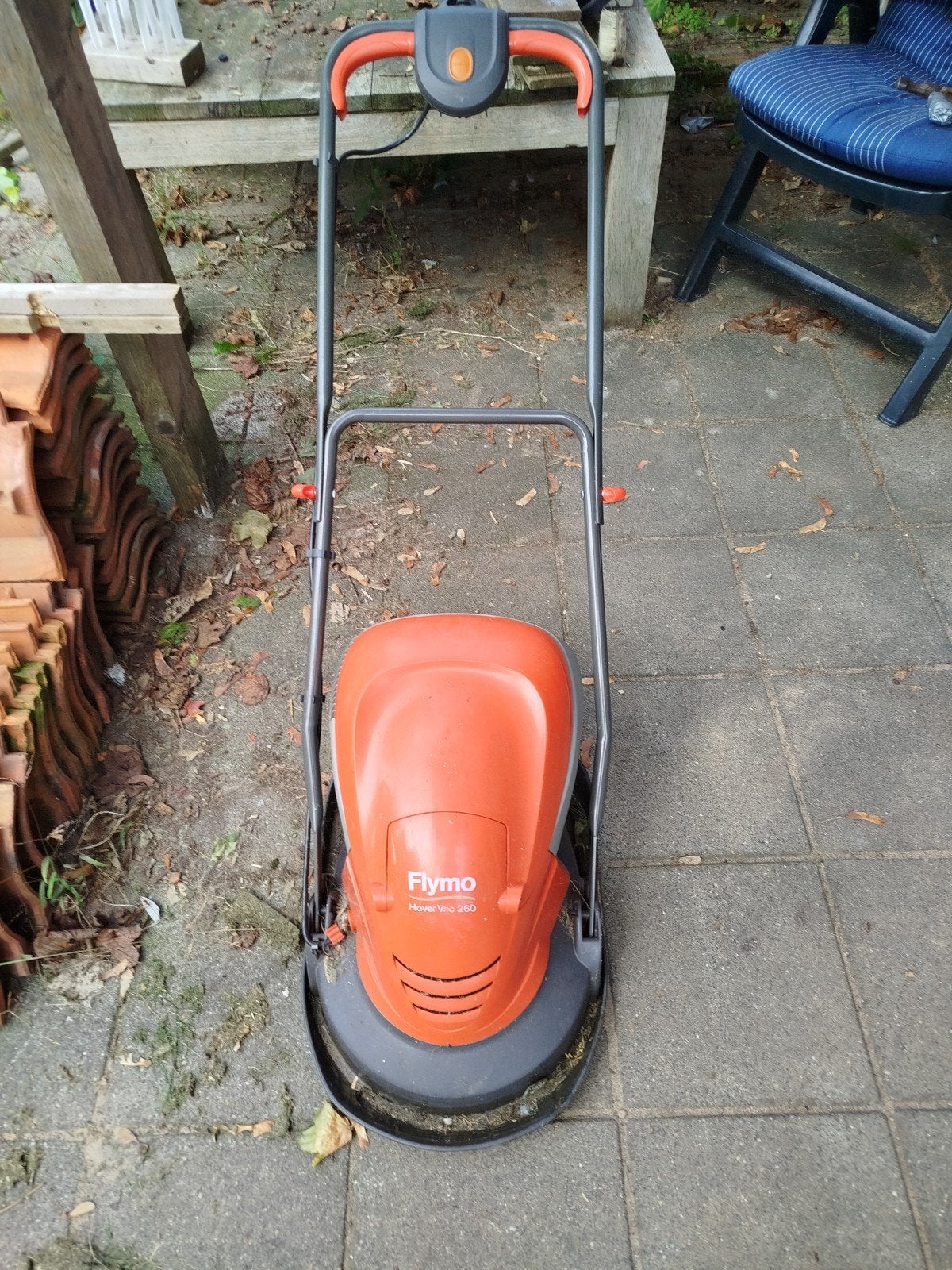 Flymo HoverVac 250 Elektrische Zweefgrasmaaier, Ophalen, Gebruikt, Elektrische grasmaaier, Flymo