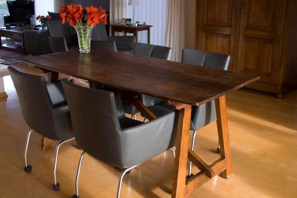 Italiaanse antieke eettafel (capretta), Antiek en Kunst, Ophalen