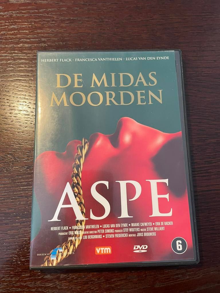 Aspe De Midasmoorden DVD, Cd's en Dvd's, Dvd's | Tv en Series, Vanaf 6 jaar, Ophalen of Verzenden