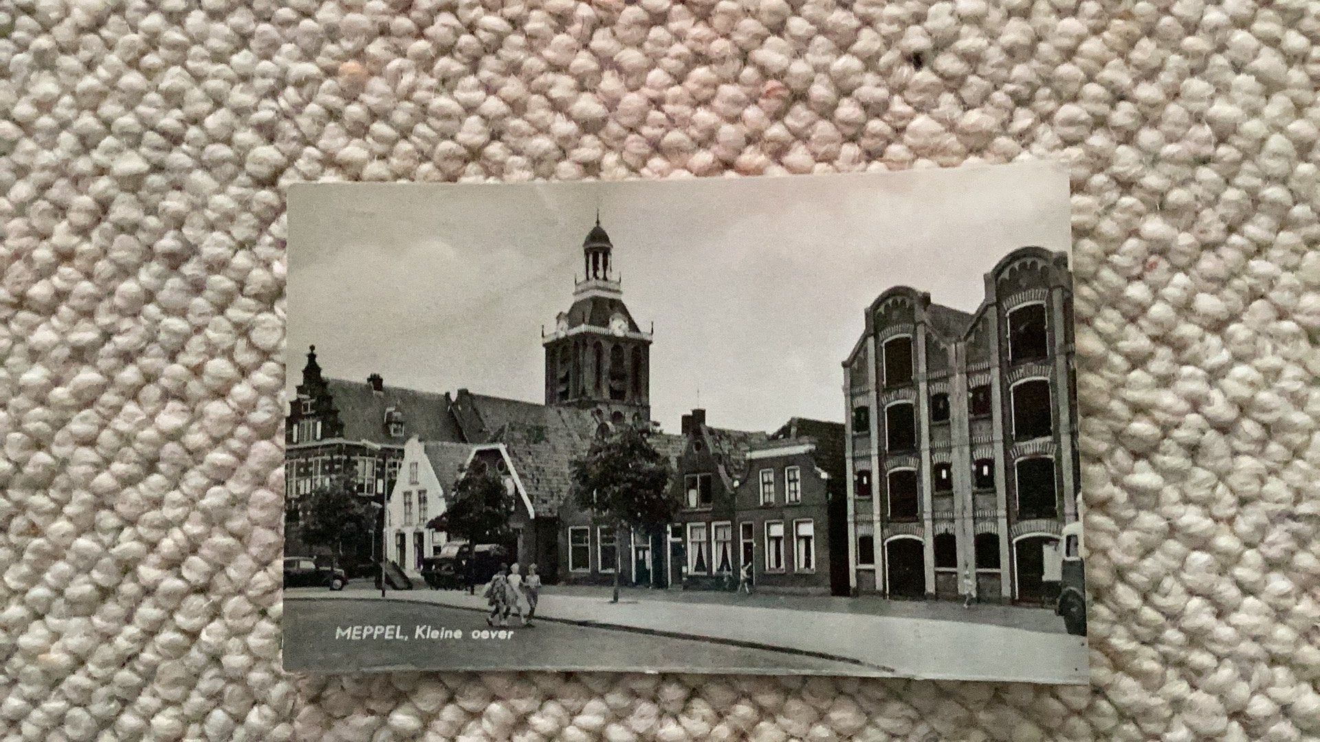Ansichtkaart Meppel Kleine Oever. 923, Ophalen of Verzenden, 1940 tot 1960, Gelopen, Drenthe