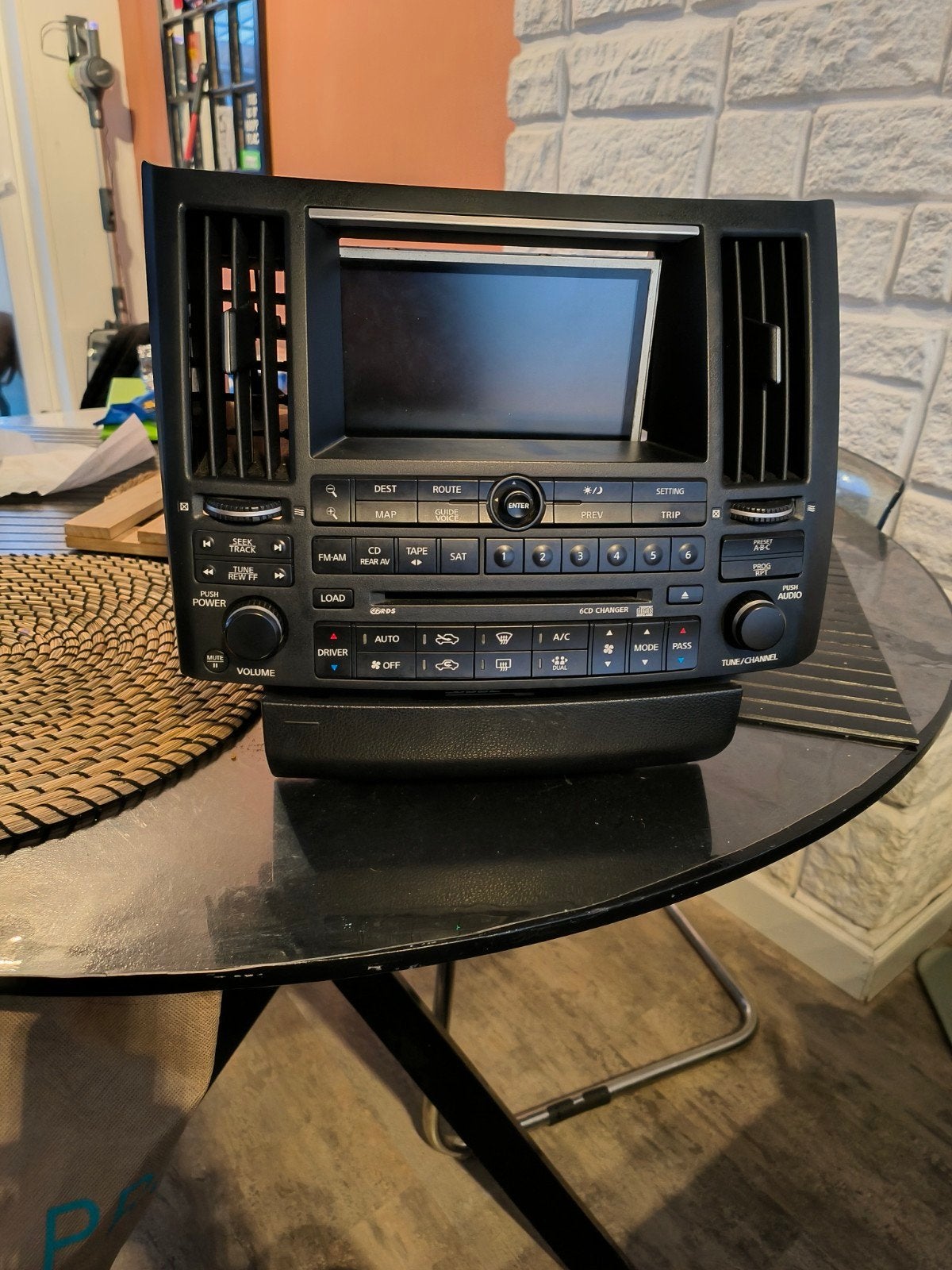 Originele radio navigatie console Infiniti FX35 FX45 2003-20, Ophalen of Verzenden, Gebruikt