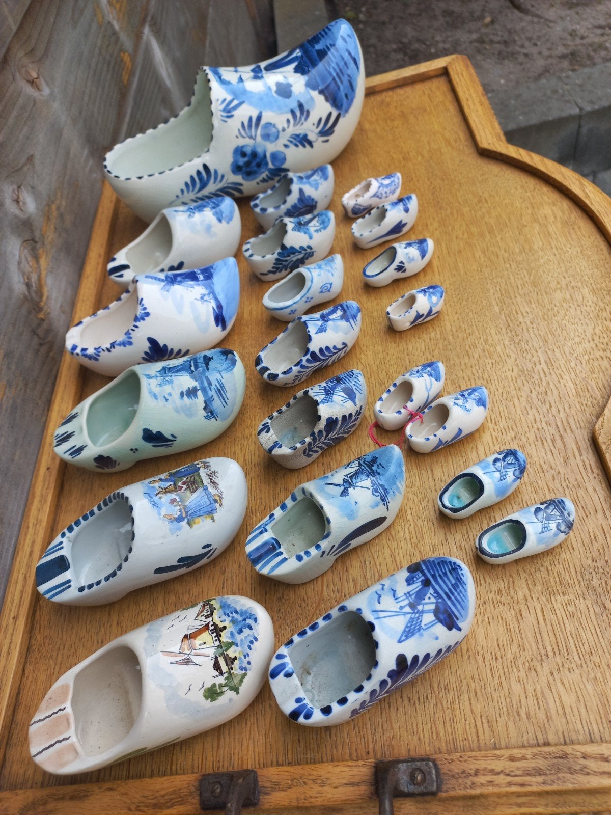 Unieke Collectie Delfst Blauwe Klompen, Antiek en Kunst, Ophalen of Verzenden
