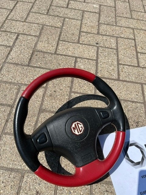 MGF MG F Trophy stuur als nieuw zwart&rood leder MG TF MGTF, Ophalen of Verzenden, Zo goed als nieuw