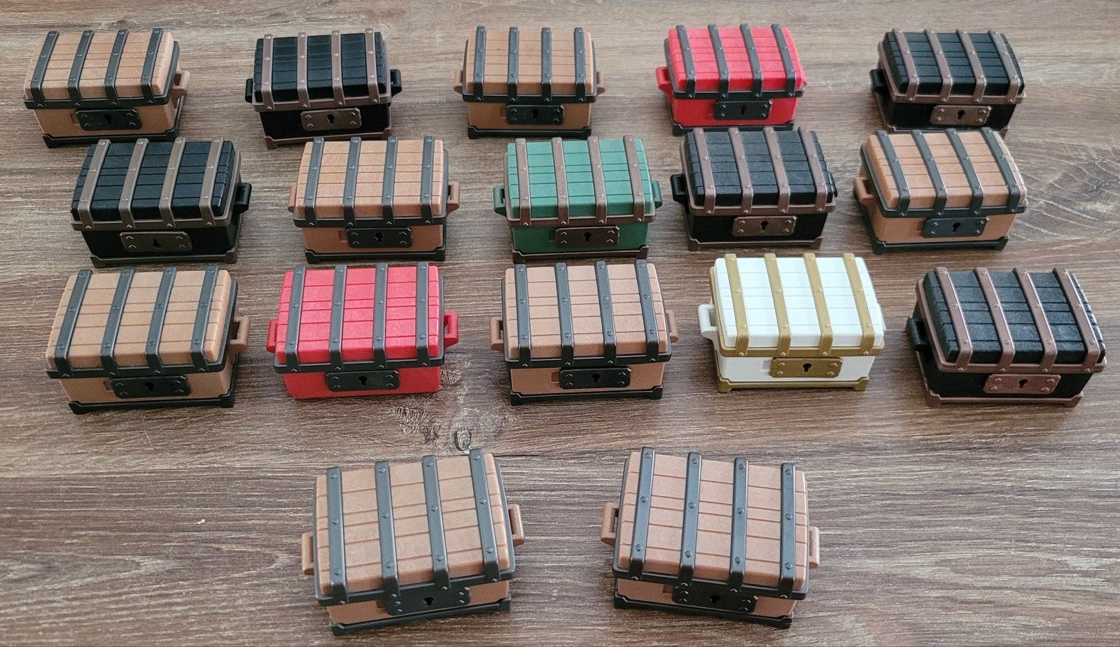 17 nog mooie playmobil schatkisten, Ophalen of Verzenden, Gebruikt