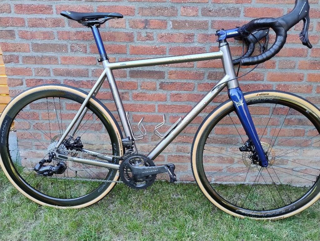 Legend Il Re titanium frameset racefiets/Endurance/gravel, Fietsen en Brommers, 28 inch, Gebruikt, 57 tot 61 cm, Meer dan 20 versnellingen