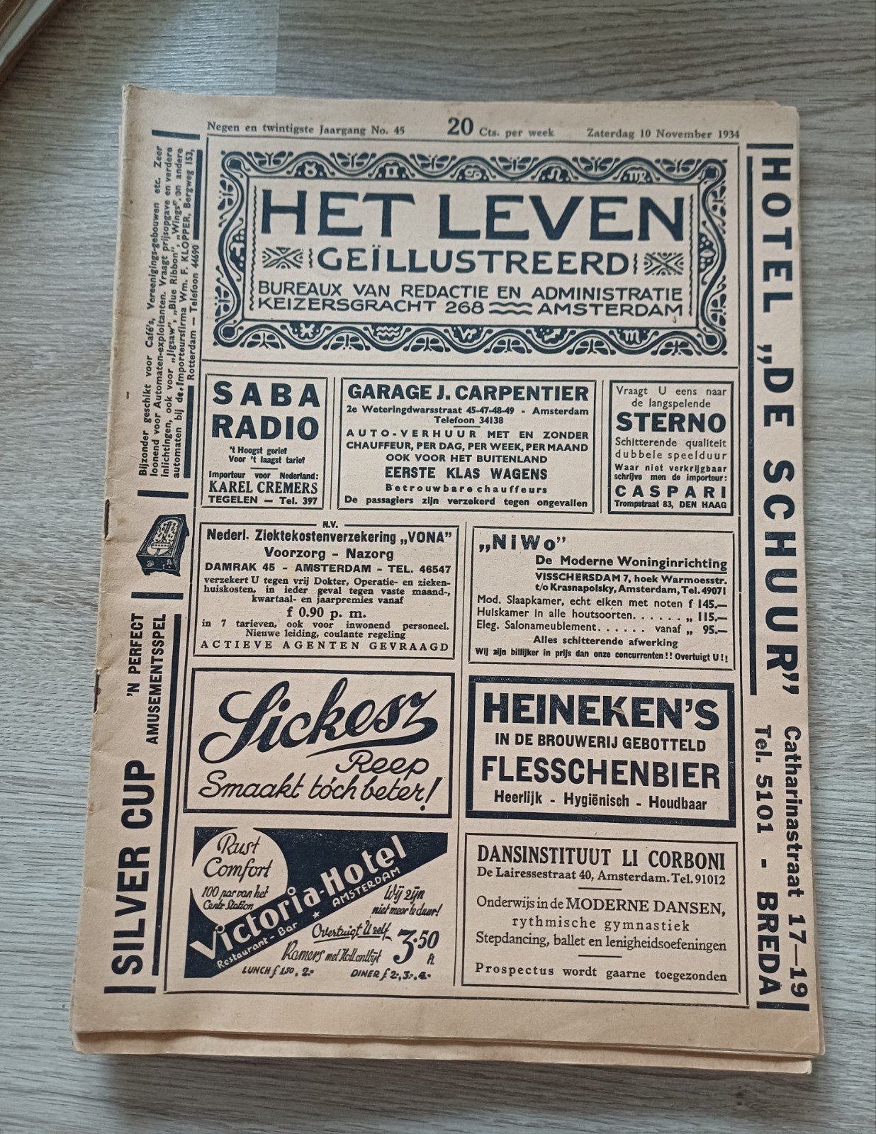 Het Leven Geïllustreerd -  1934, Ophalen of Verzenden, 1920 tot 1940