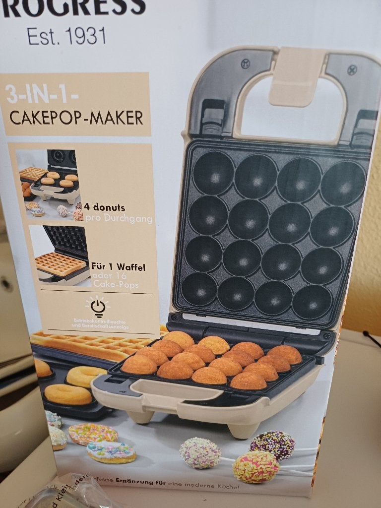 progress cakepop-maker., Beige, Overige typen, Nieuw, Ophalen of Verzenden