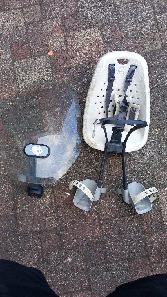Fietsstoeltje voor., Ophalen, Voorzitje, Thule Yepp, Gebruikt